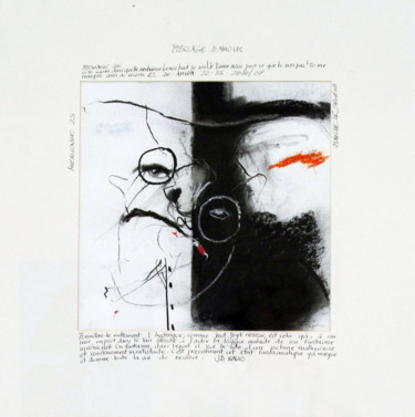 Dessin intitulée "À PROPOS DE L'HYSTE…" par Patrick Santus, Œuvre d'art originale, Fusain