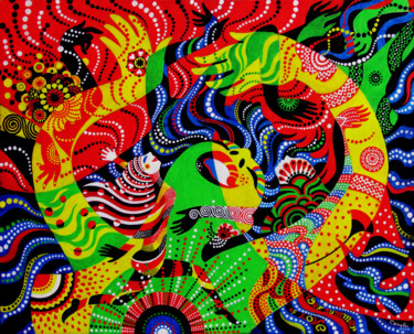 제목이 "Summer of Love"인 미술작품 Louis Carvalho로, 원작, 아크릴