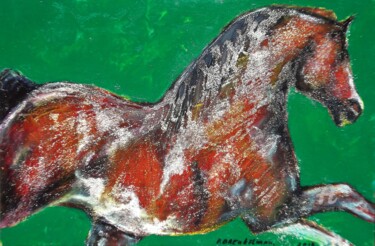 "paard" başlıklı Tablo Pieter Breukelman tarafından, Orijinal sanat, Petrol