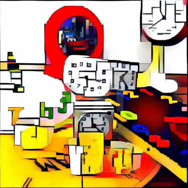 数字艺术 标题为“es la hora” 由Julferas, 原创艺术品, 2D数字工作