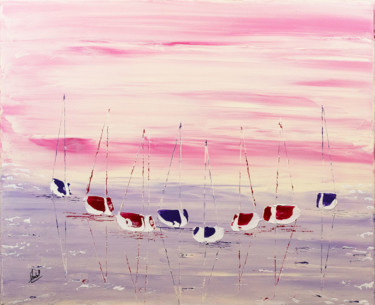 Instants Paisibles Peinture intitulée "Instants Paisibles" par Ysabel Laffitte, Œuvre d'art originale, Acrylique