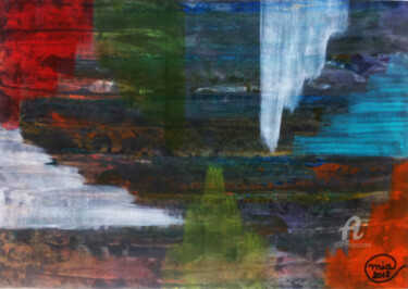 绘画 标题为“Original Abstract A…” 由Mia Phlor, 原创艺术品, 丙烯