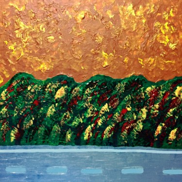 Pintura titulada "Forest on fire" por Giart, Obra de arte original, Acrílico