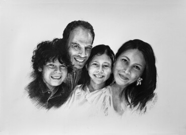 Drawing titled "PSC 001" by Frédéric Berrin, Original Artwork, Graphite