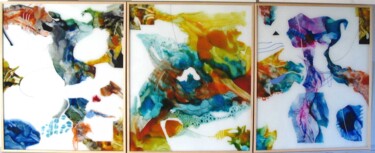 Peinture intitulée "Iles sous le vent" par Alexandre H., Œuvre d'art originale, Acrylique