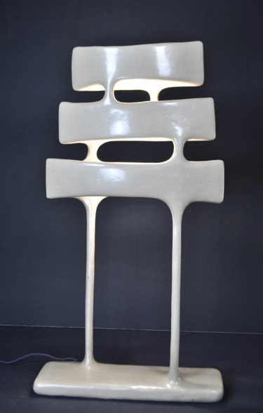 Design intitulée "L'appel de la mer" par Joël Bartz, Œuvre d'art originale, Luminaire