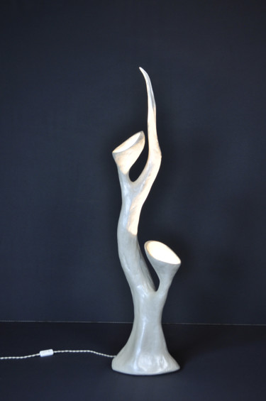 Design intitulée "Racine de l'âme" par Joël Bartz, Œuvre d'art originale, Luminaire