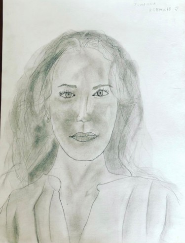 绘画 标题为“« portraiture of Jo…” 由Πpaul, 原创艺术品, 铅笔