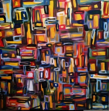 Peinture intitulée "sans titre jaune" par Philippe Picard, Œuvre d'art originale, Acrylique