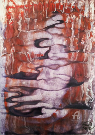 Painting titled "Original Abstract A…" by Mia Phlor, Original Artwork, Acrylic
