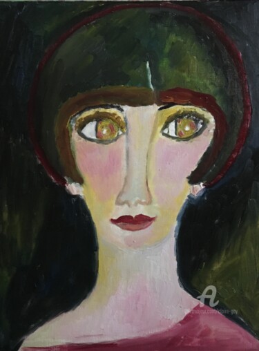 Peinture intitulée ""Ni avec, ni sans..…" par Claire Marie Gay, Œuvre d'art originale, Huile