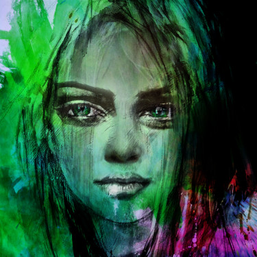 Arte digital titulada "thrive on neglect" por Dodi Ballada, Obra de arte original, Pintura Digital