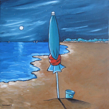Le seau / The bucket (#577) Painting titled "Le seau / The bucke…" by Christine Paquereau, Original Artwork, Acrylic
