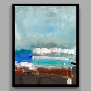 Malerei mit dem Titel "landscape heaven" von Hubert Oddo, Original-Kunstwerk, Acryl