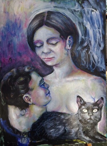 Pittura intitolato "Life" da Zvonko Ciric, Opera d'arte originale, Olio