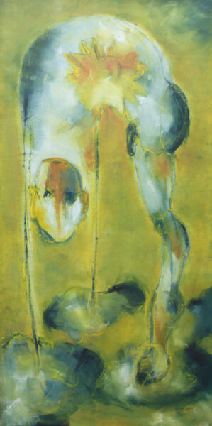 Peinture intitulée "PLEIN SOLEIL" par Dov Melloul, Œuvre d'art originale, Huile