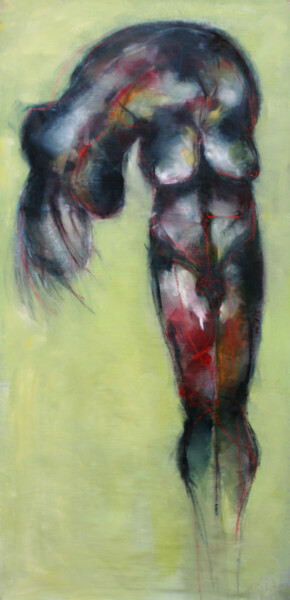 Peinture intitulée "NE GARÇON - 3" par Dov Melloul, Œuvre d'art originale, Huile