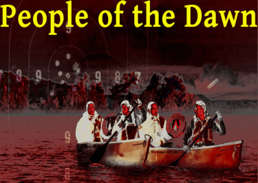 Digital Arts titled "People of the Dawn" by Michel Tabanou, Original Artwork, Digital Painting