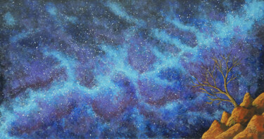 Vers l'infini et au delà Peinture intitulée "Vers l'infini et au…" par Bruno Lemasson, Œuvre d'art originale, Acrylique