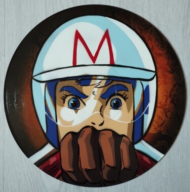 绘画 标题为“Speed Racer” 由Sérgio Clemente, 原创艺术品, 喷漆