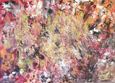 Peinture intitulée "frenesie" par Barbara Girand, Œuvre d'art originale, Acrylique