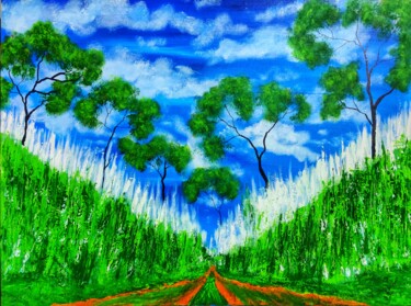 绘画 标题为“Kans Way” 由Mahfuzur Rahman, 原创艺术品, 丙烯