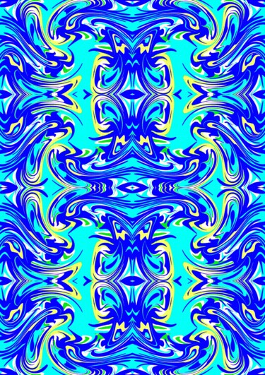 Digital Arts titled "Sky smile" by Peter Jalesh, Original Artwork, Digital Painting