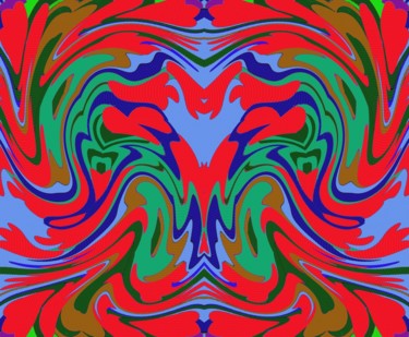 Digital Arts titled "Poppies in July" by Peter Jalesh, Original Artwork, Digital Painting