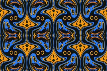 Digital Arts titled "Owls" by Peter Jalesh, Original Artwork, Digital Painting