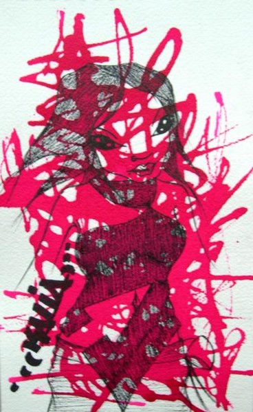Peinture intitulée "MISS 07" par Kaliart, Œuvre d'art originale