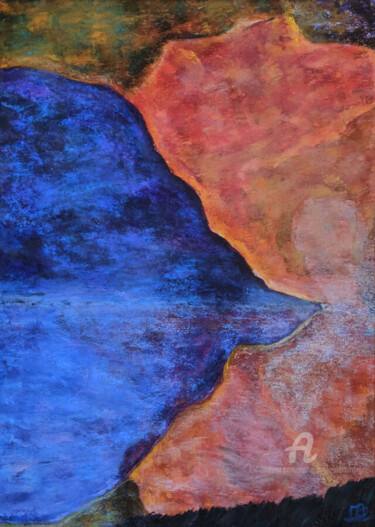 Peinture intitulée "Refledylle" par Marie-Paule Demarquez, Œuvre d'art originale, Acrylique