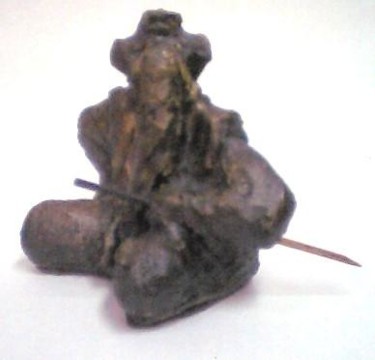 Sculpture titled "gb2" by Aldo Luiz De Paula Fonseca, Original Artwork, Terra cotta