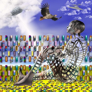Digital Arts titled "+" by Janet Marlaigs Aranda Sosa, Original Artwork, 3D Modeling