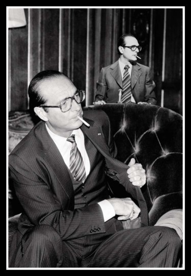 Fotografie getiteld "Président Chirac" door Xtofer, Origineel Kunstwerk, Digitale fotografie