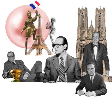 Fotografie getiteld "Président Chirac 2" door Xtofer, Origineel Kunstwerk, Digitale fotografie