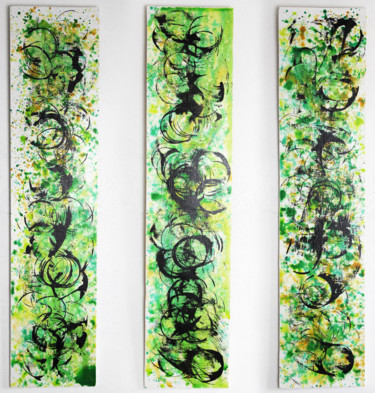 「Merveilles et créat…」というタイトルの絵画 Laëtitia Payet (Lëty Création)によって, オリジナルのアートワーク, アクリル