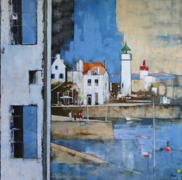 Peinture intitulée "SAUZON II" par James Burgevin, Œuvre d'art originale, Acrylique