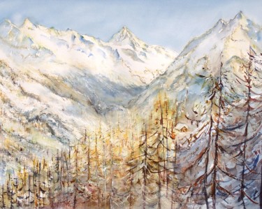 montagne au crepuscule