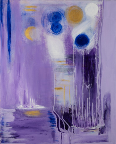 Painting titled "Morning" by Zahra Salamat, Original Artwork, Acrylic