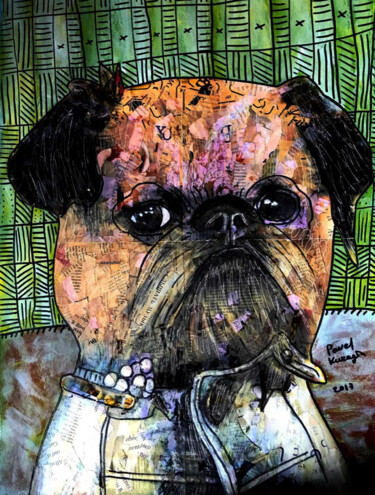 Collages titled "Portrait of exquisi…" by Pavel Kuragin, Original Artwork, Collages