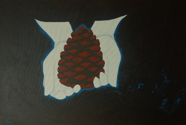 Peinture intitulée "Ouverture" par Pythna, Œuvre d'art originale, Acrylique