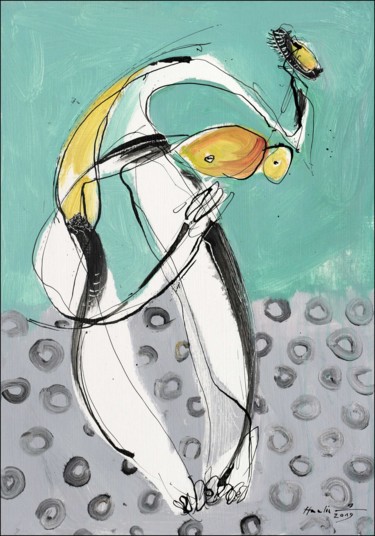 Martina II. Painting titled "Martina II." by Jiri Havlik, Original Artwork, Acrylic