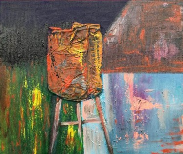 绘画 标题为“Silo 2” 由Frédérique Cretin (Fé), 原创艺术品, 油