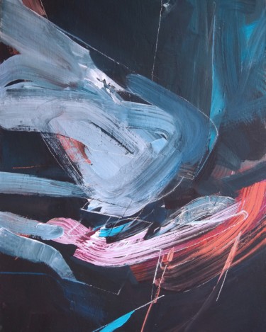 Schilderij getiteld "Notus" door Bluxe, Origineel Kunstwerk, Acryl