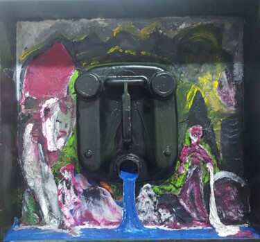 Scultura intitolato "La Fonte" da Mangani', Opera d'arte originale, Plastica