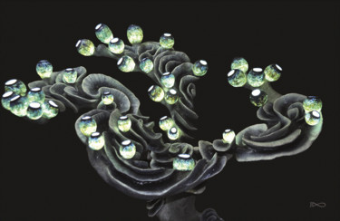 Design intitulée "Songe d'Aldébaran" par Joël Bartz, Œuvre d'art originale, Luminaire