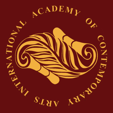 Printmaking titled "IACA logo and name…" by Nikolaj Sednin (Nicolas Sedninne), Original Artwork, Digital Print