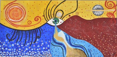 Painting titled "Insignificantes" by Gada Alsaad Ruiz, Original Artwork, Acrylic
