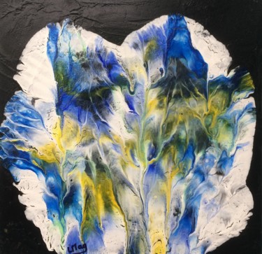 Peinture intitulée "Orchid" par Laurent Magrez (LMag), Œuvre d'art originale, Acrylique Monté sur Châssis en bois
