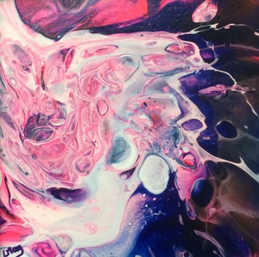 Peinture intitulée "Square Bubbles" par Laurent Magrez (LMag), Œuvre d'art originale, Acrylique